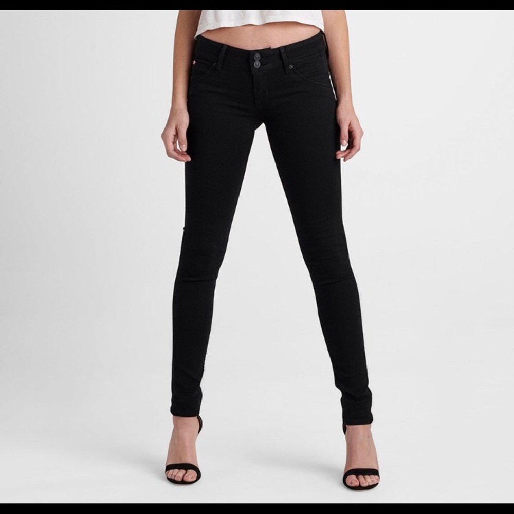 NWT Black Collin Skinny Hudson Jeans Size 27
